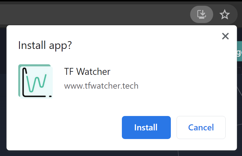 Install the web app